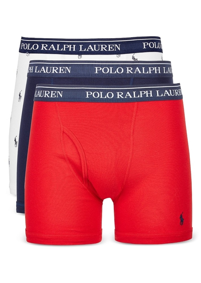 Ralph Lauren Polo Polo Ralph Lauren Boxer Briefs, Pack of 3
