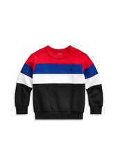 Ralph Lauren: Polo Polo Ralph Lauren Boys' Color Block Sweatshirt - Little Kid