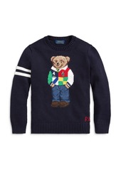 Ralph Lauren: Polo Polo Ralph Lauren Boys' Crewneck Polo Bear Sweater - Big Kid