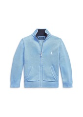 Ralph Lauren: Polo Polo Ralph Lauren Boys' Front Zip Sweater - Little Kid