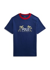 Ralph Lauren: Polo Polo Ralph Lauren Boys' Palm Tree Logo Tee - Big Kid