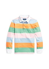 Ralph Lauren: Polo Polo Ralph Lauren Boys' Striped Rugby Shirt - Little Kid