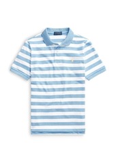 Ralph Lauren: Polo Polo Ralph Lauren Boys' Wide Striped Mesh Polo Shirt - Big Kid