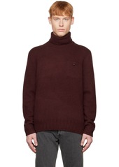 Ralph Lauren Polo Polo Ralph Lauren Burgundy Brushed Turtleneck