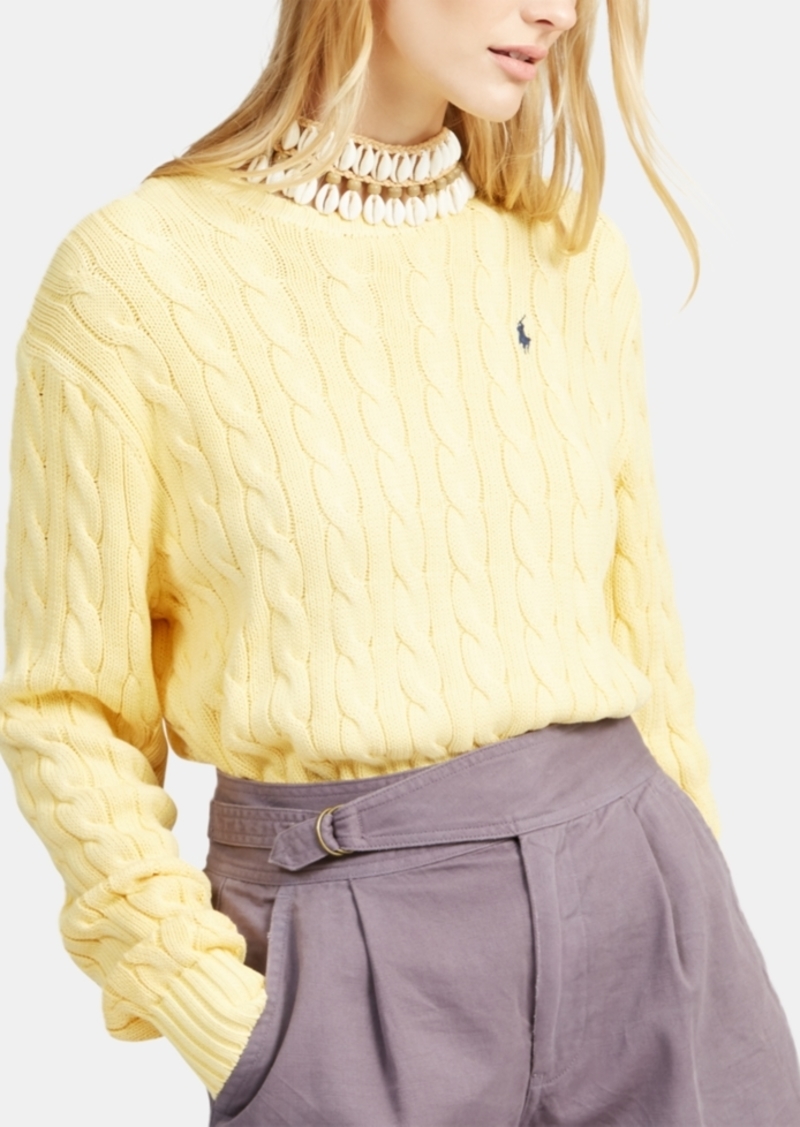ralph lauren cable knit jumper