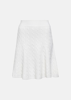 Ralph Lauren: Polo Polo Ralph Lauren Cable-knit wool and silk miniskirt