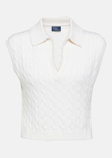 Ralph Lauren: Polo Polo Ralph Lauren Cable-knit wool-blend sweater vest
