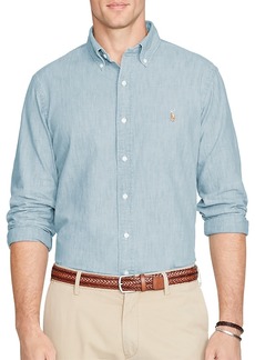 Ralph Lauren Polo Polo Ralph Lauren Classic Fit Long Sleeve Chambray Cotton Button Down Shirt