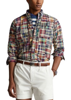 Ralph Lauren Polo Polo Ralph Lauren Classic Fit Printed Long Sleeve Button Down Shirt