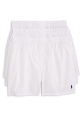 Ralph Lauren Polo Polo Ralph Lauren Classic Fit Woven Boxers, Pack of 3