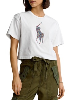 Ralph Lauren: Polo Polo Ralph Lauren Cotton Embellished Logo T-Shirt 