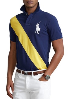 Ralph Lauren Polo Polo Ralph Lauren Cotton Mesh Big Pony Custom Slim Fit Polo Shirt