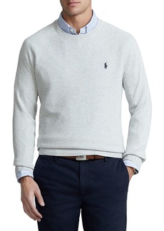 Ralph Lauren Polo Polo Ralph Lauren Cotton Mesh Knit Regular Fit Crewneck Sweater