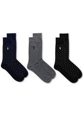 Ralph Lauren Polo Polo Ralph Lauren Men's 3-Pk. Classic Dot Dress Socks - NAVY BLUE