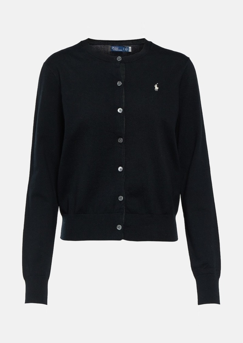 Ralph Lauren: Polo Polo Ralph Lauren Embroidered cotton-blend cardigan