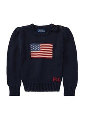 Ralph Lauren: Polo Polo Ralph Lauren Kids Flag Crewneck Sweater