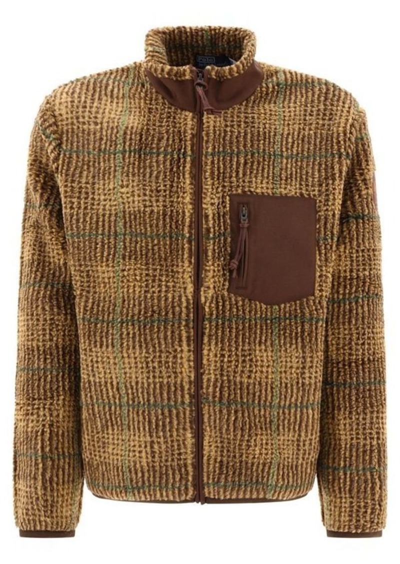 Ralph Lauren Polo POLO RALPH LAUREN Fleece jacket with leather inserts