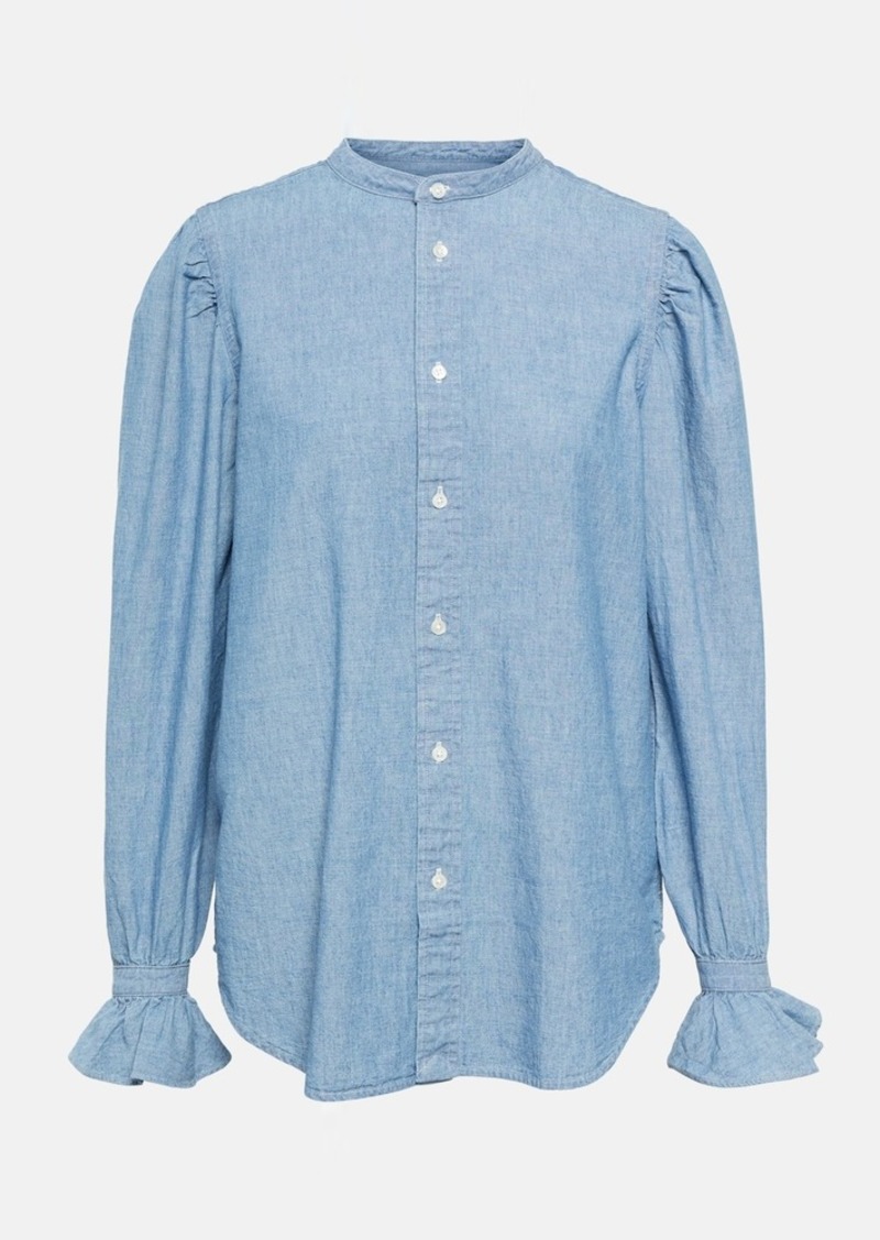 Ralph Lauren: Polo Polo Ralph Lauren Frill-trimmed cotton blouse