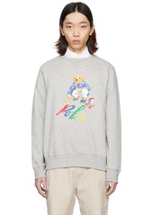 Ralph Lauren Polo Polo Ralph Lauren Gray Polo Bear Sweatshirt