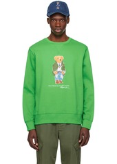 Ralph Lauren Polo Polo Ralph Lauren Green Polo Bear Sweatshirt