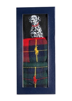 Ralph Lauren Polo Polo Ralph Lauren Holiday Tartan Dog Socks 3 Pack Gift Box
