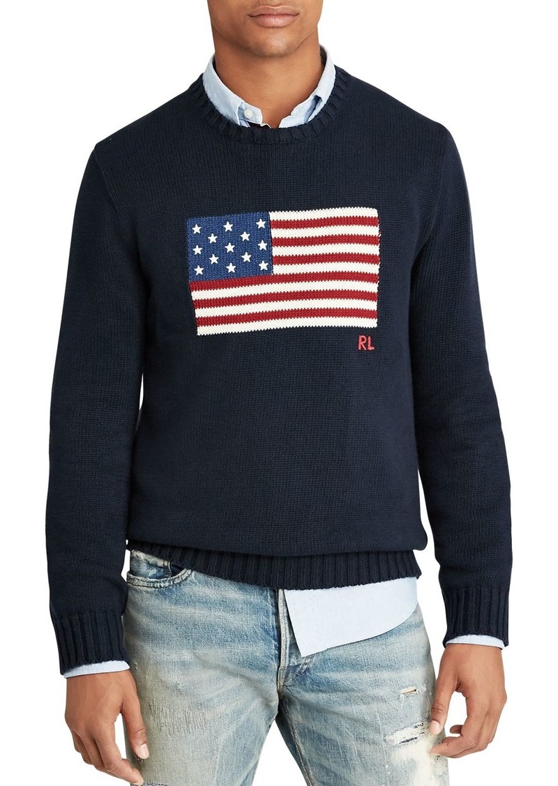 ralph lauren flag sweatshirt