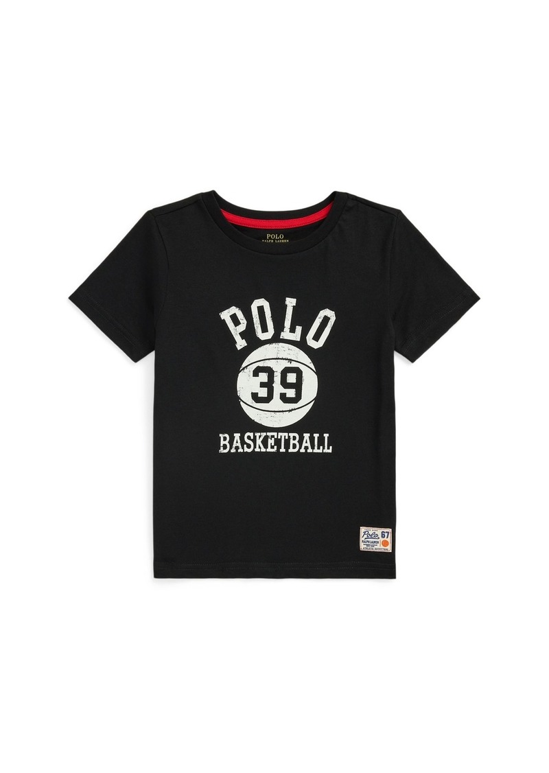 Ralph Lauren: Polo Polo Ralph Lauren Kid's Logo Cotton Jersey T-shirt - Polo Black