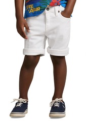 Ralph Lauren: Polo Polo Ralph Lauren Little and Toddler Boys Sullivan Slim Stretch Denim Shorts - Dell White