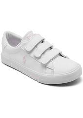 Ralph Lauren: Polo Polo Ralph Lauren Little Girls Easten Ii Ez Stay-Put Casual Sneakers from Finish Line