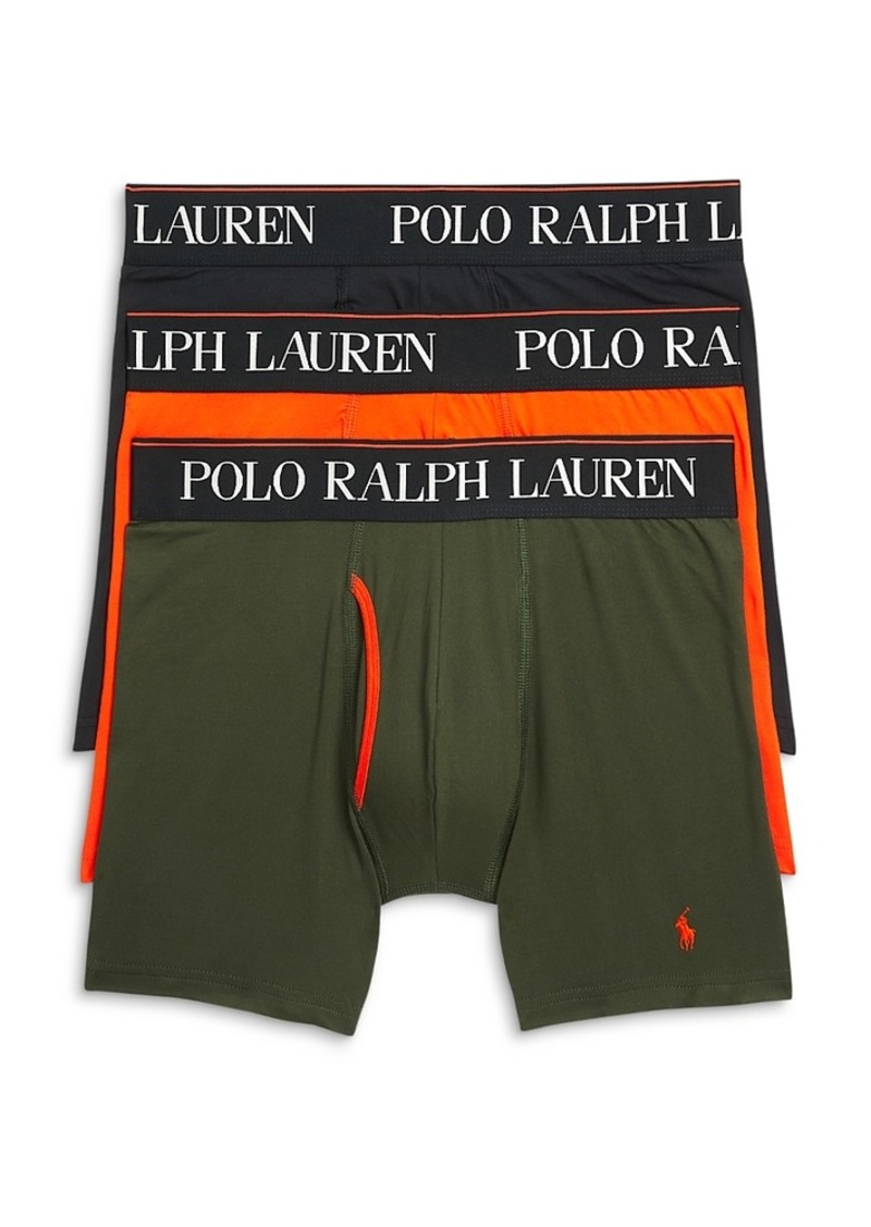 Ralph Lauren Polo Polo Ralph Lauren Logo Waistband Boxer Briefs, Pack of 3