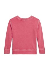 Ralph Lauren: Polo Polo Ralph Lauren Kids Long-Sleeve Cotton Loopback Crewneck Sweatshirt