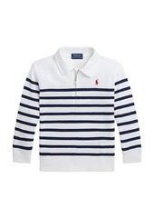 Ralph Lauren: Polo Polo Ralph Lauren Kids Long-Sleeve Spa Terry Half-Zip Sweatshirt