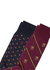 Ralph Lauren Polo Polo Ralph Lauren Men's 2-Pk. Foulard Club Slack Socks - Navy