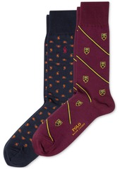 Ralph Lauren Polo Polo Ralph Lauren Men's 2-Pk. Foulard Club Slack Socks - Navy