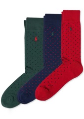 Ralph Lauren Polo Polo Ralph Lauren Men's 3-Pk. Classic Dot Dress Socks - NAVY BLUE