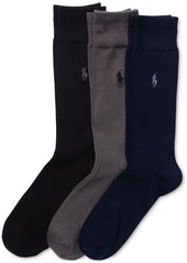 Ralph Lauren Polo Polo Ralph Lauren Men's 3-Pk. Supersoft Dress Socks - Wine