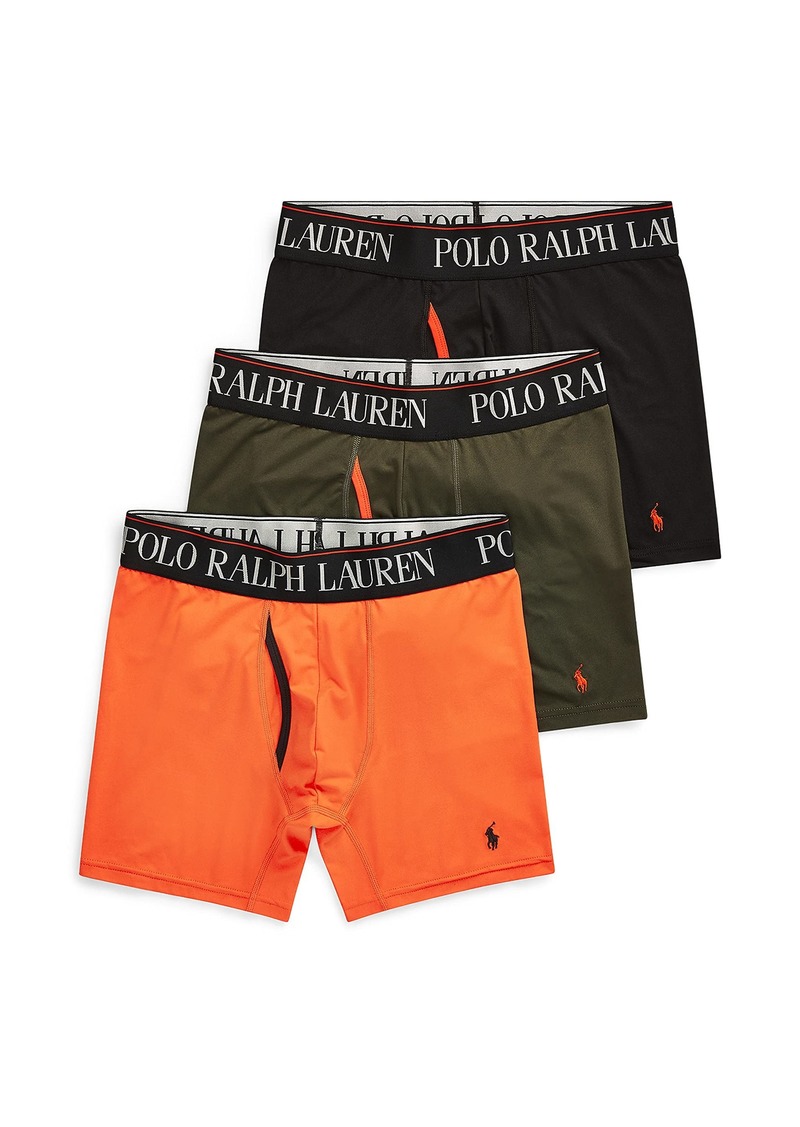 Ralph Lauren Polo POLO RALPH LAUREN Men's 4D Flex Cooling Microfiber Boxer Briefs