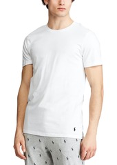 Ralph Lauren Polo Polo Ralph Lauren Men's 5 Pack Crew-Neck Undershirts - White