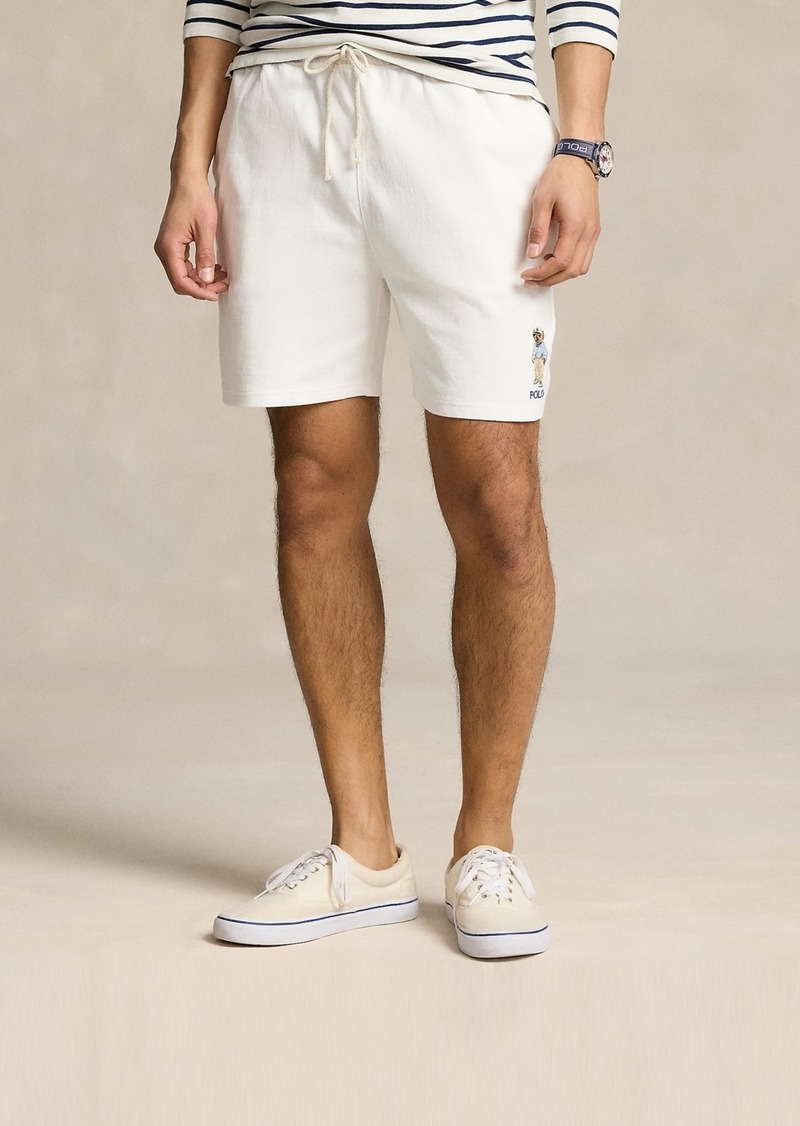 Ralph Lauren Polo Polo Ralph Lauren Men's 6-Inch Polo Bear Jersey Shorts - Deckwsh Wht Hmgwy Bear