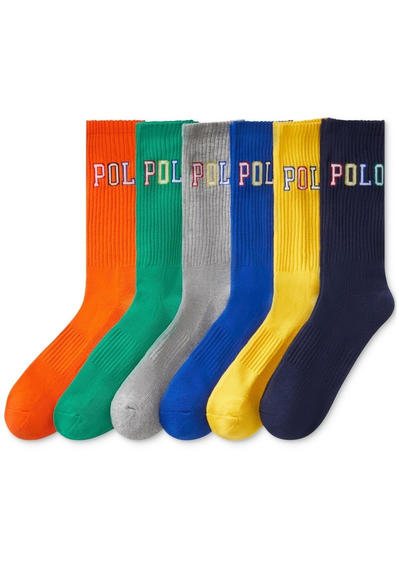 Ralph Lauren Polo Polo Ralph Lauren Men's 6-Pk. Polo Outlined Crew Socks - Open