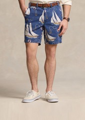 Ralph Lauren Polo Polo Ralph Lauren Men's 8-Inch Straight-Fit Sailboat Twill Shorts - Helms Anchor Blue