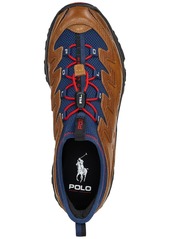 Ralph Lauren Polo Polo Ralph Lauren Men's Adventure 300LT Leather & Mesh Sneaker - TAN/NAVY/RED