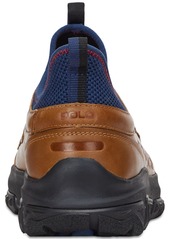 Ralph Lauren Polo Polo Ralph Lauren Men's Adventure 300LT Leather & Mesh Sneaker - TAN/NAVY/RED