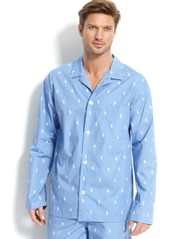 Ralph Lauren Polo Polo Ralph Lauren Men's All Over Polo Player Pajama Shirt - Navy/White