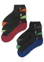 Ralph Lauren Polo Polo Ralph Lauren Men's Athletic Celebrity Sport Socks 6-Pack