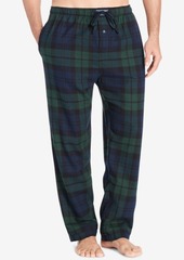 Ralph Lauren Polo Polo Ralph Lauren Men's Big & Tall Plaid Cotton Flannel Pajama Pants