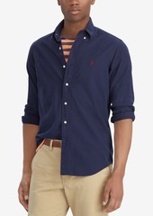 Ralph Lauren Polo Polo Ralph Lauren Men's Big and Tall Classic Fit Garment-Dyed Long-Sleeve Oxford Shirt