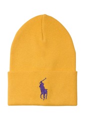 Ralph Lauren: Polo Polo Ralph Lauren Men's Big Pony Cuff Hat - Yellow Fin