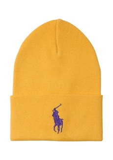 Ralph Lauren: Polo Polo Ralph Lauren Men's Big Pony Cuff Hat - Yellow Fin