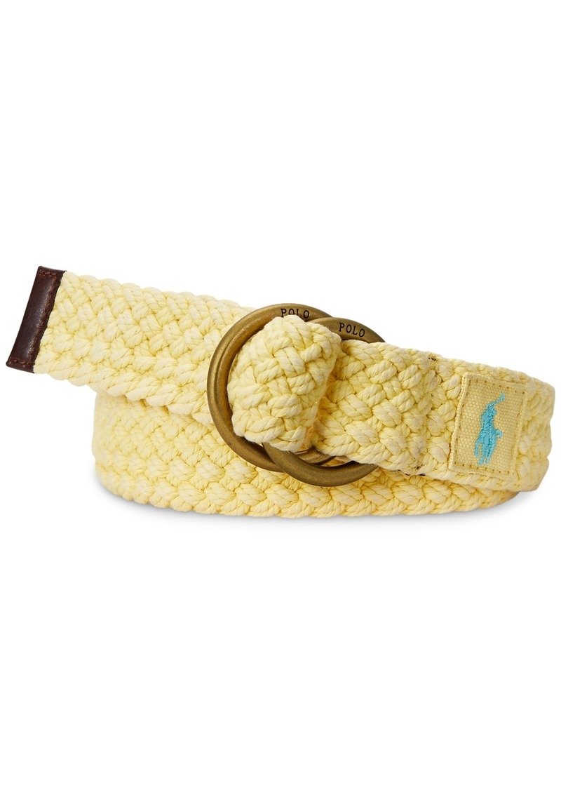 Ralph Lauren Polo Polo Ralph Lauren Men's Braided Cotton Belt - Empire Yello